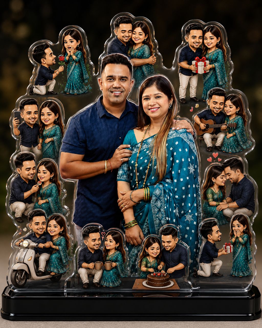 Family Cartoon Caricature Portrait - Style II